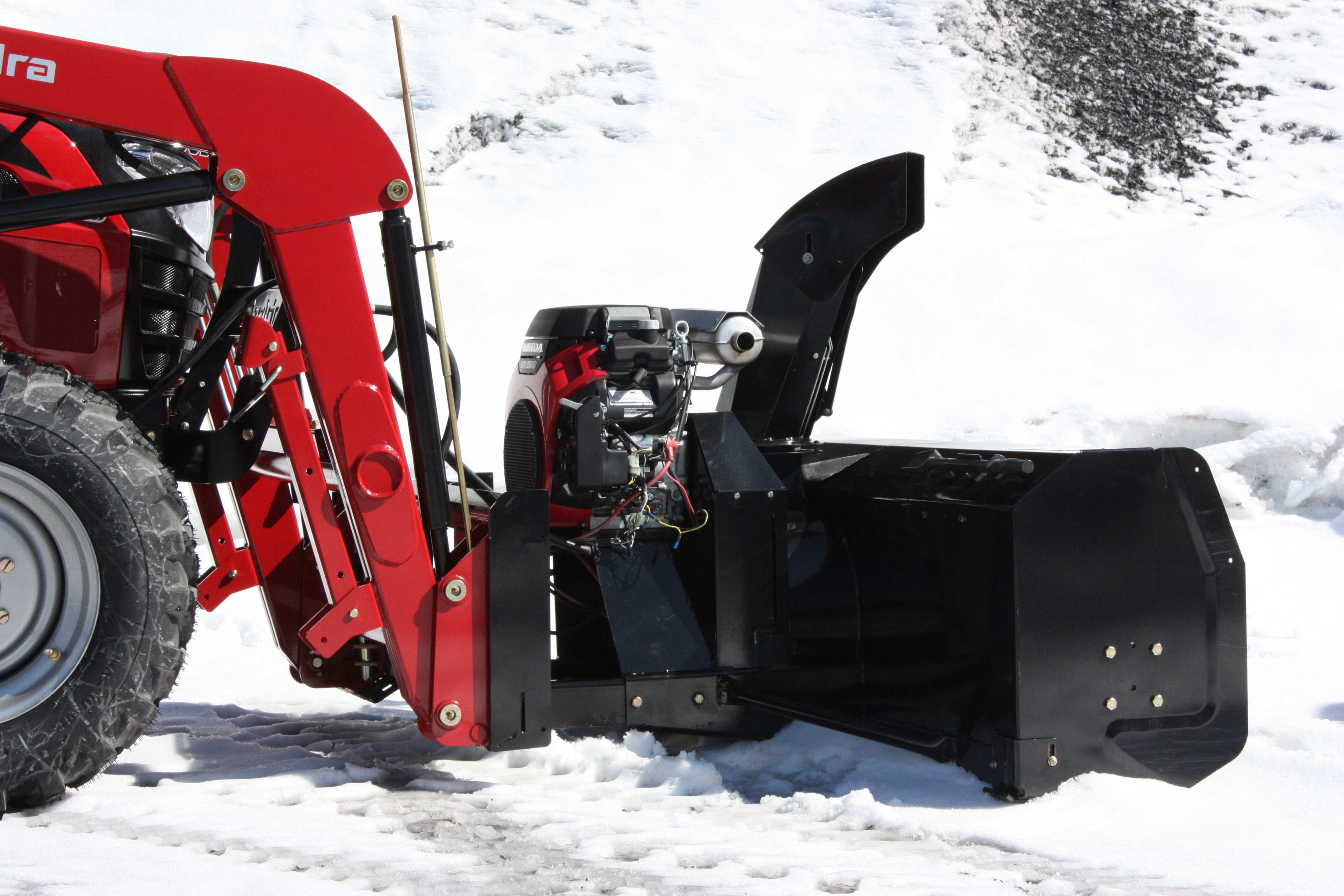 48" Versatile Plus Snowblower for tractors equipped with "Skid Steer" style attach