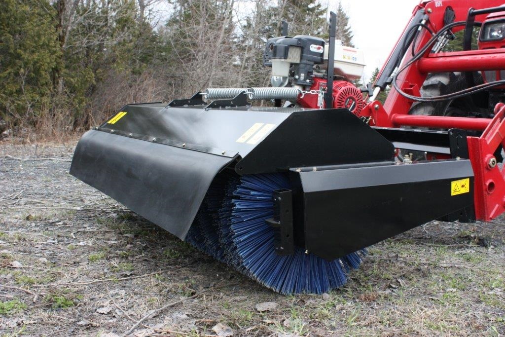 66" Rotary Brooms for tractors equipped with "Skid Steer" style attach