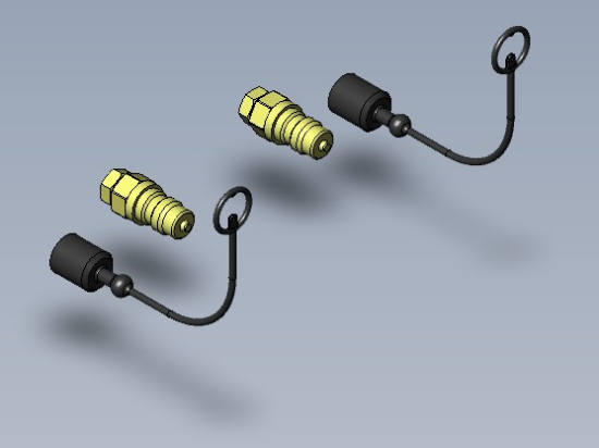 Hyd. Quick male 1/2 ISO A/Pioneer 1/2NPT