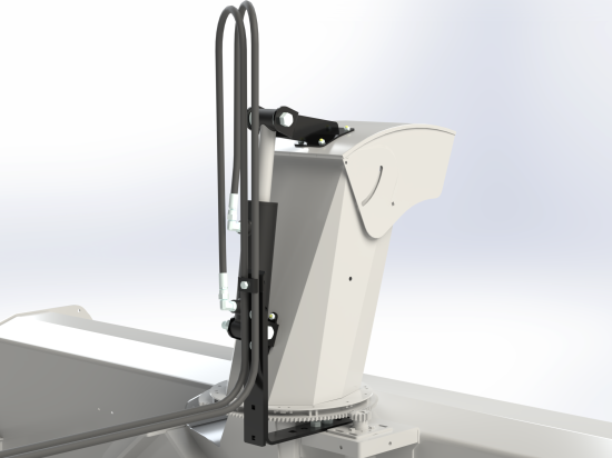 Hydraulic Deflector Adjustment