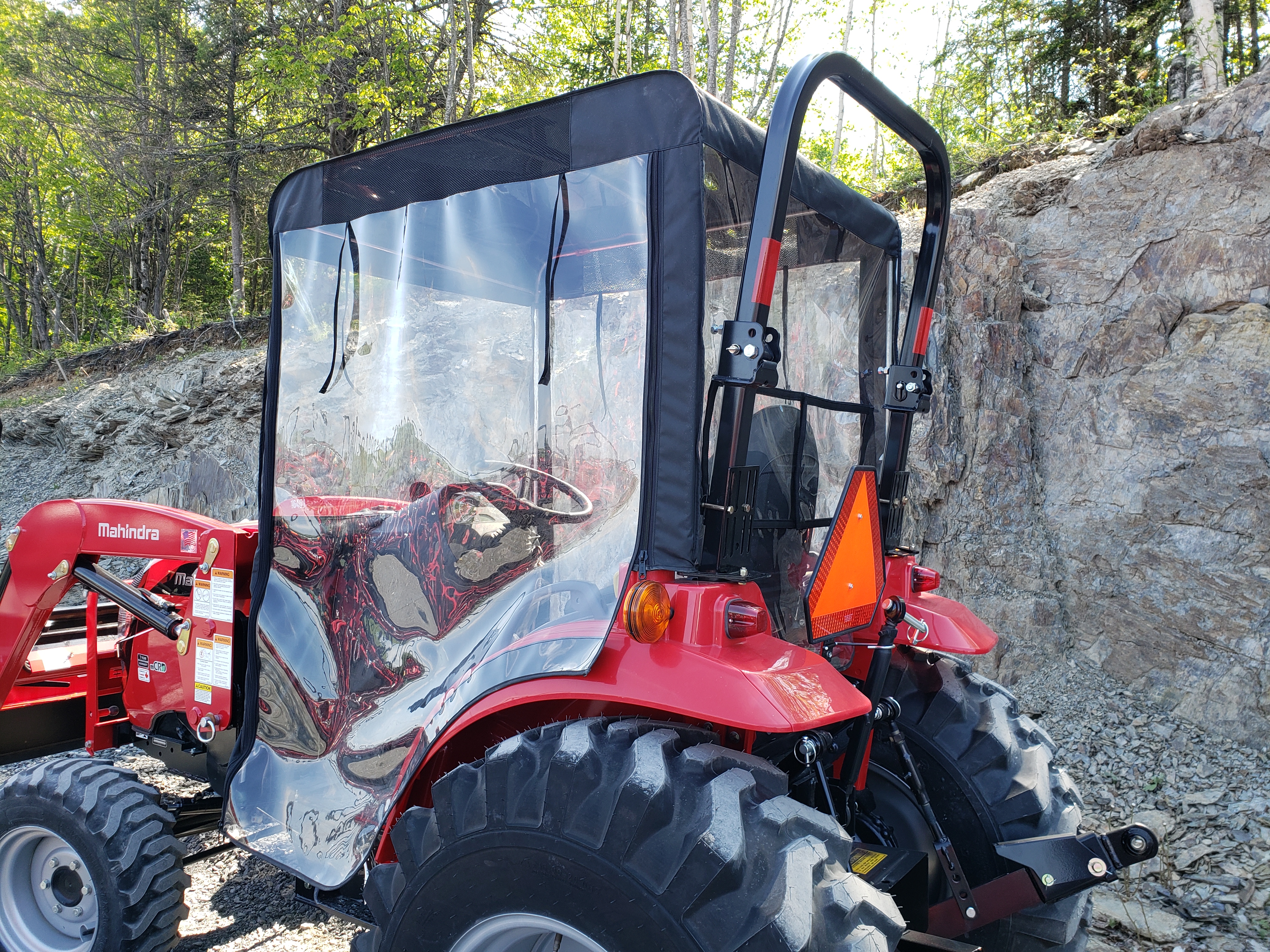 40" Winter cab for compact tractors