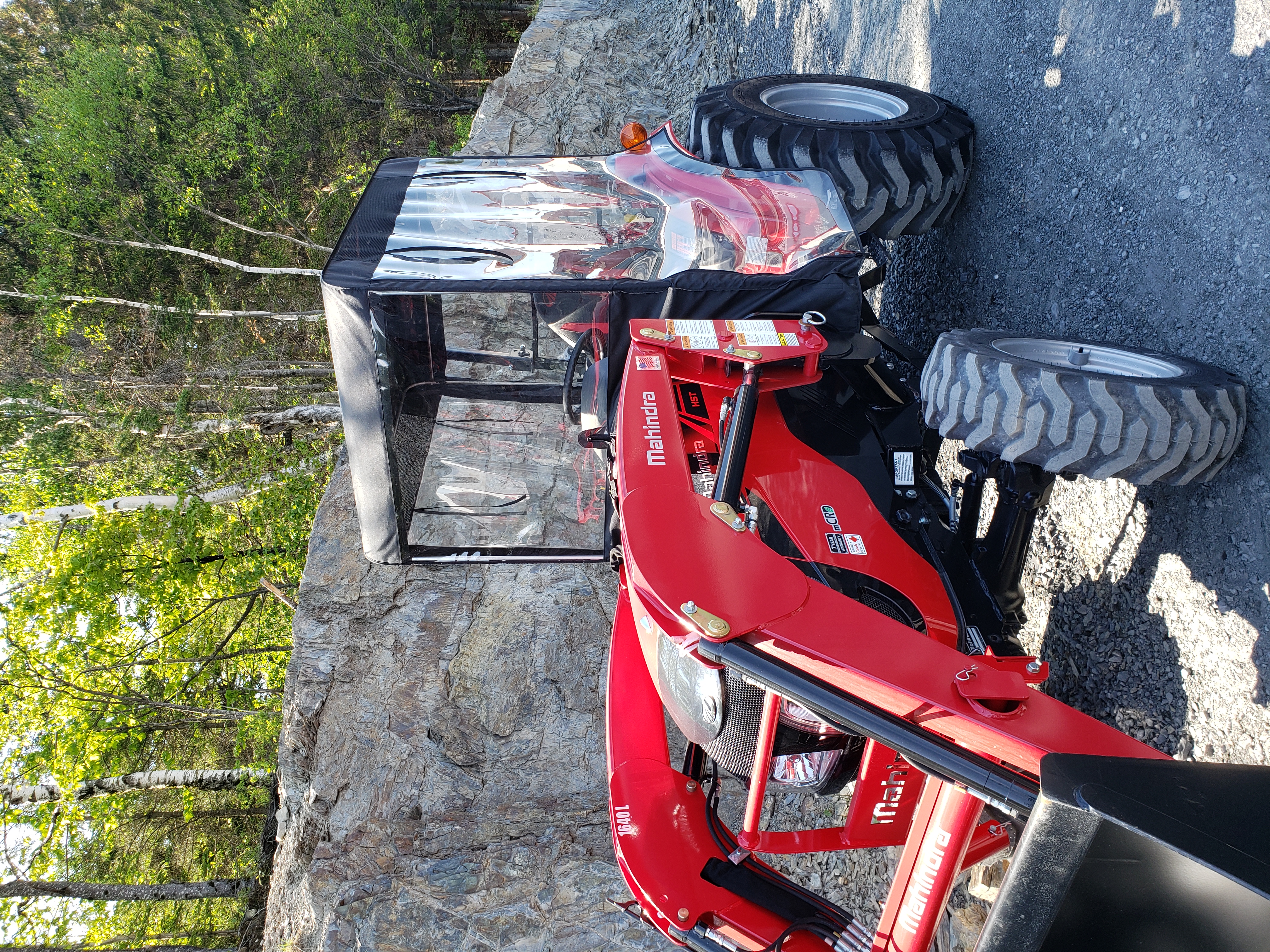 40" Winter cab for compact tractors