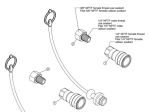 Hydraulic quick female 1/4 pioneer 1/4-3/8NPT