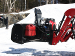 54" Premium Snowblower for tractors equipped with "Skid Steer" style attach