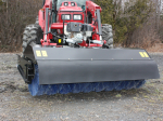 66" Rotary Brooms for tractors equipped with "Skid Steer" style attach