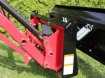 Residential type Snow Blade for tractors equipped with "Skid Steer" style attach