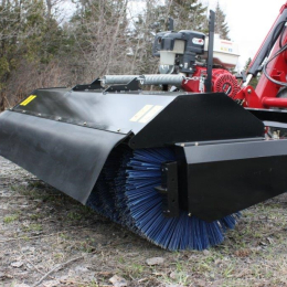 66" Rotary Brooms for tractors equipped with "Skid Steer" style attach